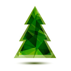 green christmas tree