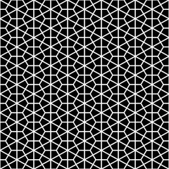 Abstract Seamless Decorative Geometric Pattern