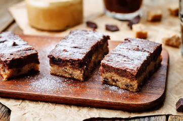 chocolate chips, peanut butter chocolate bars