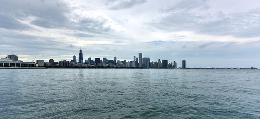 Naklejka premium Chicago Skyline