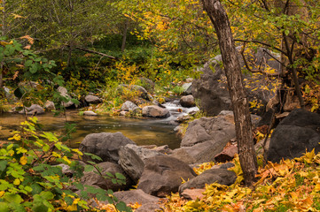 Sedona Arizona on a Rainy Autumn Day
