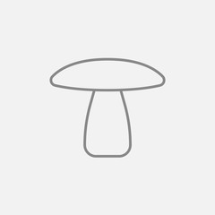 Mushroom line icon.