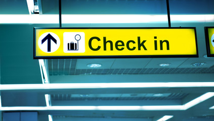 Airport Check-In Area,