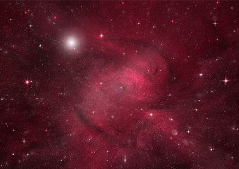 galaxy in a free space