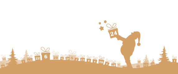 Weihnachtsmann Kalender
