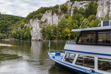 the rocky shores of the Danube, Germany