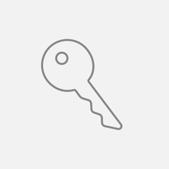 Key for house line icon.