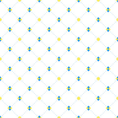 Sqaures and diamonds seamless pattern