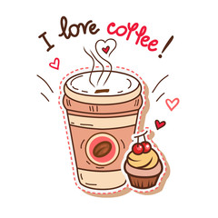 coffee and cupcake