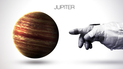 Jupiter - High resolution best quality solar system planet. All the planets available. This image elements furnished by NASA © Vadimsadovski