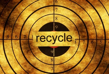 Recycle grunge target