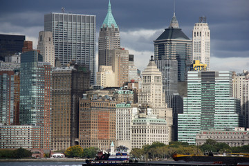 New York, gratte-ciel de Lower Manhattan