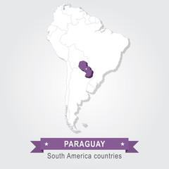Paraguay. All the countries of South America.
