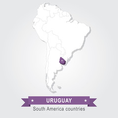Uruguay. All the countries of South America.
