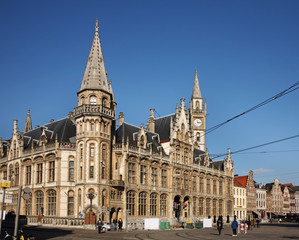 Post office in Ghent. Belgium