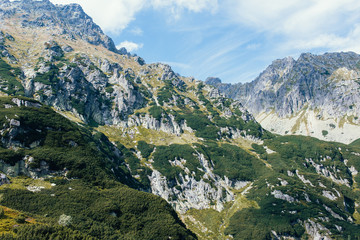 Fototapeta na wymiar Mountains, Valley of five lakes, Poland, Zakopane