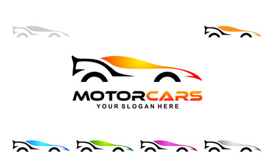 Obraz premium car logo, modern car and professional automotive vector logo design