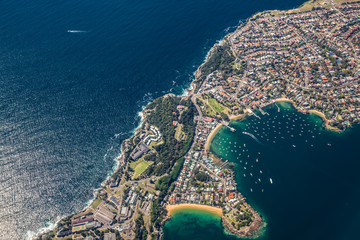 SYDNEY, AUS - OCT 23 2014: From the air view of Watsons Bay © Martin Valigursky