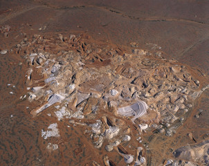  Opal mining at Andamooka, South Australia.