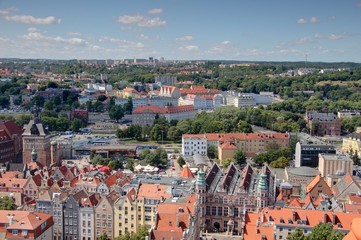 Gdansk, côte Baltique de la Pologne