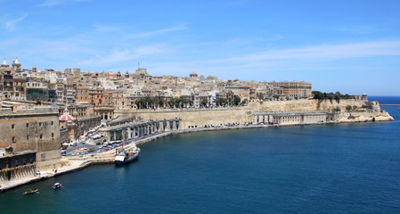 Fototapeta na wymiar La Valette, capitale de Malte