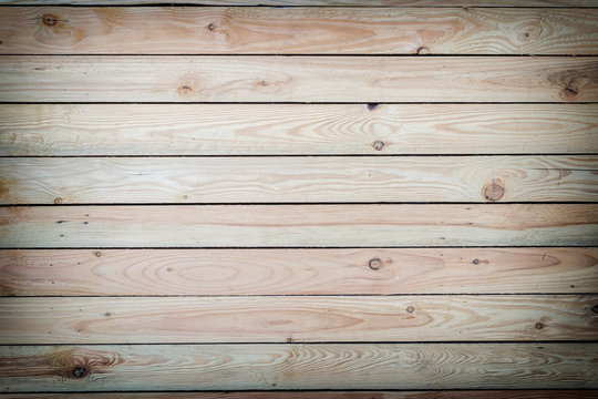 Pine wood plank texture and background