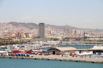 Obraz premium port de barcelone