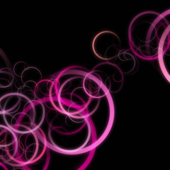 abstract romantic circle background design illustration