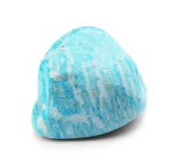 Amazonite isolated on white background