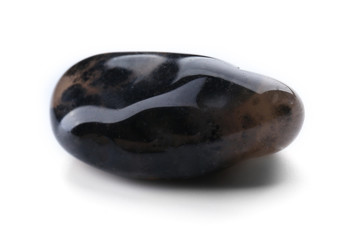 Black onyx isolated on white background
