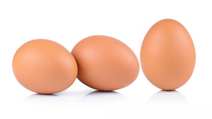 egg on white background