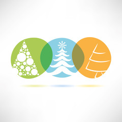 Christmas tree icons