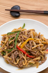 チンジャオロースー
