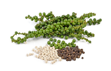 pepper seeds isolated on white background