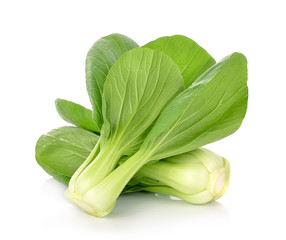 Bok choy (chinese cabbage) isolated on white