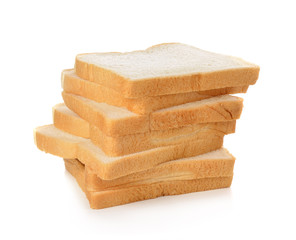 bread isolated on white background.