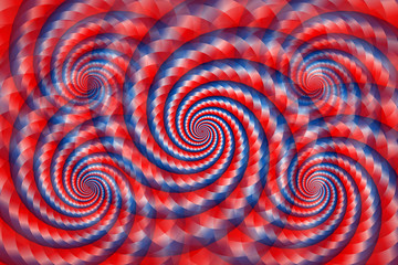 Twisted tricolor background