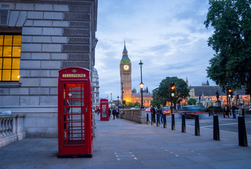 Fototapeta na wymiar Big Ben & Westminster London, UK