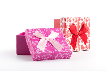 Pink and Red gift box
