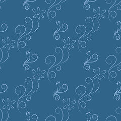 Floral vector seamless pattern 3 eps 10 vector