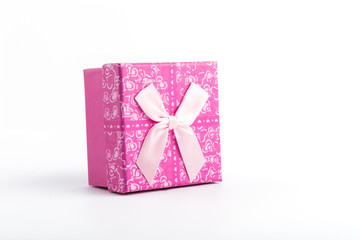 Pink gift box