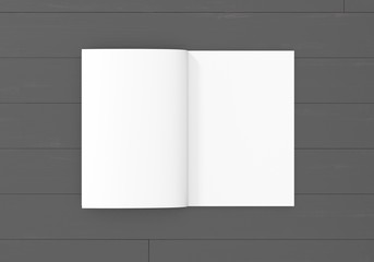 Katalog Buch offen weiß Vorlage