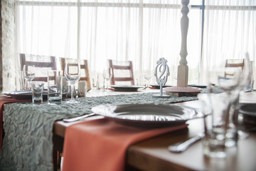 Wedding table setting