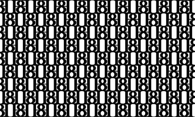 Abstract background, Geometric seamless pattern ,Black and white