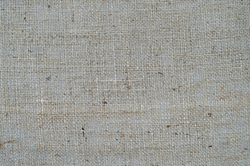 burlap or linen fabric as background or texture