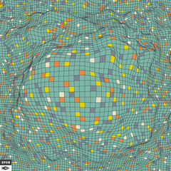 Colorful Mosaic Background. Polygonal Vector Illustration.