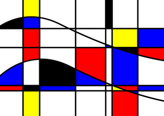 Fototapety  abstrakcyjny wzór geometryczny kolorowy wektor