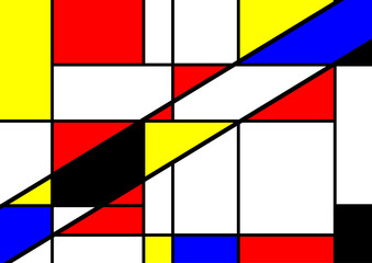 Fototapeta na wymiar abstract geometric colorful vector pattern