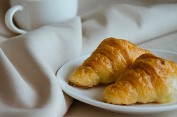 Butter Croissant for Coffee Break.