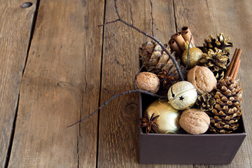 Christmas golden decoration